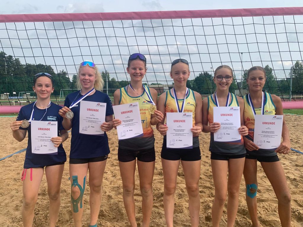 NWDM Beach U14w - Podium